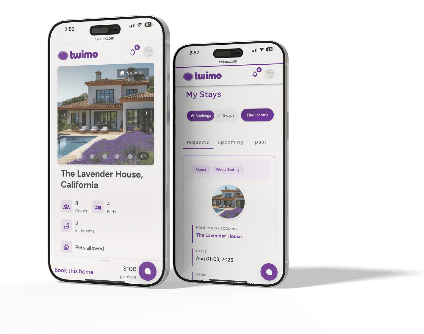 Twimo private booking benefits